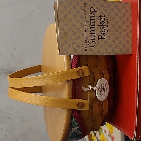 Longaberger Small 2004 Tree Trimming Basket Combo *GUMDROP* - Picture 3 of 7